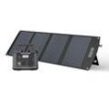 Power Set PS500-120: Solar-Generator, Kraftwerk, Tragbare Powerstation 400Wh + Solarpanel 120W