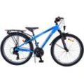 Cross Kinderfahrrad - Jungen - 24 Zoll - Blau - 18-Gang - Zweihandbremsen