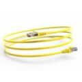 ICAT6-02TS RJ45 Cat6 UTP Ethernetkabel LAN-Kabel Gelb 2 Meter