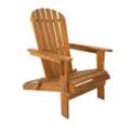 klappbarer Liegestuhl Adirondack Akazie 83 x 69 x 93 cm braun