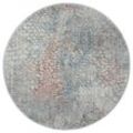 Teppich Heather , 120cm x 120cm, Farbe Beige, rund, Florhöhe 8mm