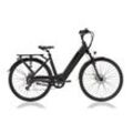 L' Amant, City E-bike, Damen, Premium, 13 Ah, 7 Gänge, Schwarz