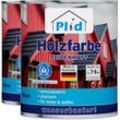 Premium Holzfarbe Holzlack Farbe für Holz Silbergrau