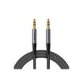 Stereo-Audiokabel AUX 3,5 mm Miniklinke 1,2 m schwarz (SY-A08) AUX-Audio-Kabel