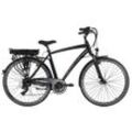 Alu City Herren Pedelec Versailles 28'' E-Bike schwarz