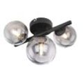 Lighting - RIHA - Wandleuchte Metall schwarz matt, 3x G9 LED