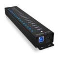 IB-HUB1717-U3, 16+1 port USB Hub, 16x USB, 1x USB Laden, USB 3.2 Gen 1, 96W