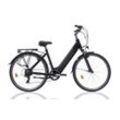 l'Amant Eco, City E-bike, Damen, 10.4 Ah, 7 Gänge, Schwarz