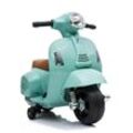 Vespa Kinder Elektrofahrzeug, Elektro Motorrad, grün