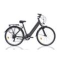 l'Amant Eco, City E-bike, Damen, 10.4 Ah, 7 Gänge, Grau