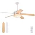 Deckenventilator Mit Beleuchtung, 132cm Ceiling Fan Mit Fernbedienung