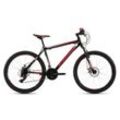 Mountainbike Hardtail 26'' Sharp schwarz-rot RH 51 cm