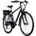 Green 7.7 E-Bike Herren Trekkingrad 28 Zoll Pedelec 155 - 185 cm Trekkingrad mit 21 Gang