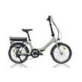 les Vacances, faltbares E-Bike, 6 Sp, 20 Zoll, Minzgrün