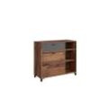 JACKSON Sideboard, Breite 98 cm, Old-Wood-Optik, anthrazit