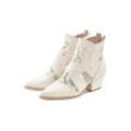 LASCANA Stiefelette beige Gr. 36 für Damen. Mit Spitze