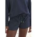 S.OLIVER Sweatshorts blau Gr. 32/34 für Damen. Mit Bindebänder. Bequem. Nachhaltig.