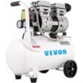 Vevor - Flüsterkompressor 25 l, Leise Ölfrei Kompressor 750 w, Ölfrei Luftkompressor 60 dB, Druckluftkompressor 220 v, Silent Druckluft Kessel 165 l