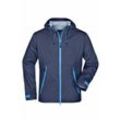 James & Nicholson Ultraleichte Softshelljacke Herren JN1098 Gr. S navy/cobalt