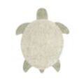 Lorena Canals - Sea Turtle Teppich, 110 x 130 cm, natur / olive