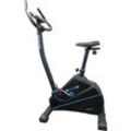 Heimtrainer STAMM BODYFIT "TORONTO 500 deluxe", schwarz (schwarz, blau), Fahrradtrainer, ohne Unterlegmatte, Schwungmasse ca. 11 kg, 24 Widerstandsstufen, B:53,5cm H:128,0cm L:95,0cm