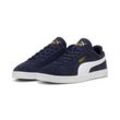 Sneaker PUMA "CLUB II" Gr. 44, blau (puma navy, puma weiß, puma gold), unifarben, Schuhe