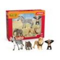 Tchibo Schleich Starterset Wild Life Afrika - Mehrfarbig - Kinder