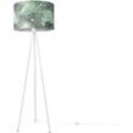 Stehlampe PACO HOME "Trina Ostende" Lampen Gr. H: 148,5cm, weiß Lampenschirm Büro Stativ Leselampe Deko Kinderzimmer Jungle