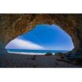 PAPERMOON Fototapete "Höhle Cala Luna Sardinien" Tapeten Gr. B/L: 5,0 m x 2,8 m, Rollen:, bunt