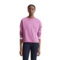 Sweatshirt MARC O'POLO DENIM "aus Organic Cotton" Gr. L, lila Damen Sweatshirts