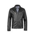 Bugatti Lederjacke Herren, schwarz