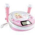 X4 Tech Bobby Joey Jam Box Kinder CD-Player Bluetooth®, AUX, CD, USB, SD Inkl. Karaoke-Funktion, Inkl. Mikrofon Rosa