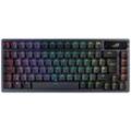 Asus ROG Azoth USB, Funk, Bluetooth® Gaming-Tastatur Deutsch, QWERTZ Schwarz Beleuchtet, Abnehmbares Kabel