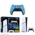 Sony Playstation 5 Slim Digital-Edition Fortnite Cobalt Star Bundle + Sony Playstation 5 DualSense Wireless-Controller F