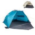 UQUIP Automatik Strandmuschel Speedy XL Strandzelt Reise Wind Sonnen Schutz UV50 Farbe: Petrol/grey