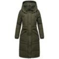 MARIKOO Damen Winter Steppmantel Stepp Jacke Mantel Parka warm mit Stehkragen & Kapuze Ayumii