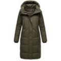 MARIKOO Damen Winter Steppmantel Jacke Parka Recycelt Warm Mantel mit Kapuze & Recyceltes Obermaterial Laryaa