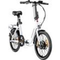 Zündapp ZXT20 E Bike 20 Zoll E Klapprad Tiefeinsteiger 3 Gang 145 - 185 cm