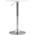 CLP Stehtisch Lamoni höhenverstellbar drehbar mit Metallgestell I Bistrotisch für Bar & Events I Tischplatte Ø 60 cm I Ideal mit Hussen & Deko