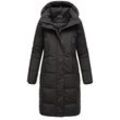 MARIKOO Damen Winter Steppmantel Jacke Parka Recycelt Warm Mantel mit Kapuze & Recyceltes Obermaterial Laryaa