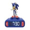 Digitaler Kinder-Wecker Sonic mit 3D Nachtlicht-Figur