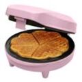 Waffeleisen Herzform pink