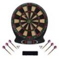 Best Sporting Dart Set London Xtra mit 12 Dartpfeilen/Ersatzspitzen & Etui I Dartscheibe elektronisch im hochwertigen Set I elektronische Dartscheibe mit Zubehör I Dartautomat 8 Spieler