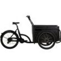 BBF eCargorider 3.1 Royal Lastenrad 26/24 Zoll Elektro Lastenfahrrad Cargo Bike Damen Herren Cargo Cycle bis 132 kg Zuladung schwarz