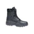 Sneaker BRANDIT "Brandit Accessoires Tactical Zipper Boots" Gr. 39, schwarz, Herren, Nylon, unifarben, Schuhe Schnürboots