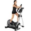 Crosstrainer-Ergometer SPIRIT FITNESS "DRE 40", schwarz (anthrazit, schwarz), CrosstrainerB:55cm H:164,5cm L:109cm, Schwungmasse ca. 20 kg, 32 Widerstandsstufen, B:55cm H:164,5cm L:109cm