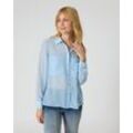 Bluse mit aufgesetzten Taschen