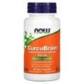 Now Foods, CurcuBrain, optimiertes Curcumin, 400 mg, 50 Veg Kapseln [1.395,00 EUR pro kg]