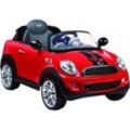 Rollplay - Elektroauto mini Cooper s Roadster rot, ab 3 Jahren inkl. Fernsteuerung