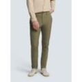 Chinohose NO EXCESS "No Excess Stretch Chino für Herren - The Sedoc Pants" Gr. L/34, Länge 34, grün (khaki) Herren Hosen